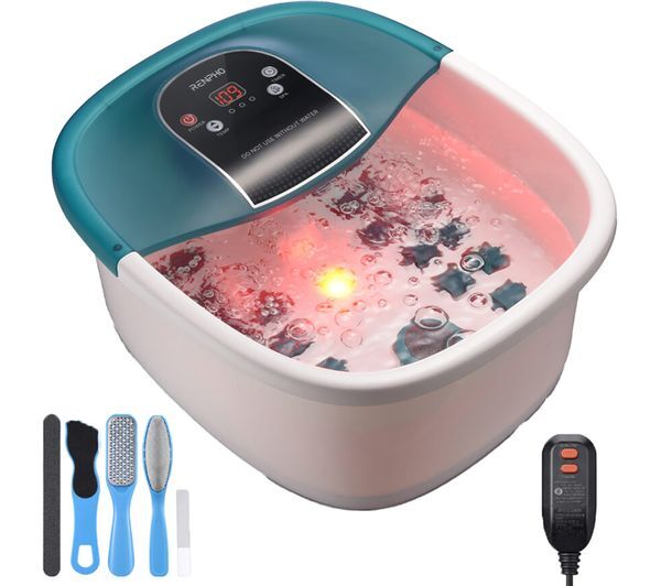  Renpho Edge Shiatsu Foot Spa Bath Massager With Pedicure Kit - Green 