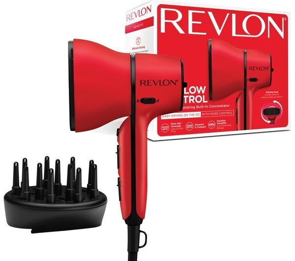  Revlon Airflow Control Hair Dryer - Red 