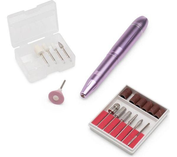  Rio Professional Electric Nail File - Purple 