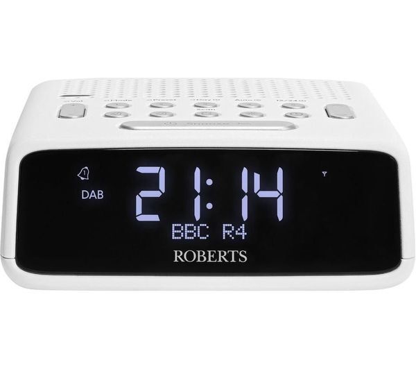  Roberts Ortus Dab+/fm Clock Radio - White 