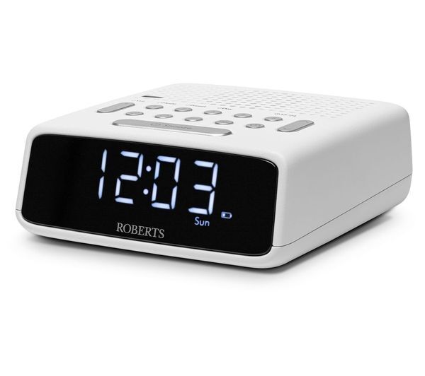  Roberts Ortus Fm Clock Radio - White 