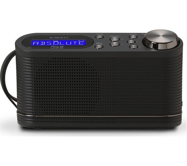  Roberts Play10 Portable Dab+/fm Radio - Black 