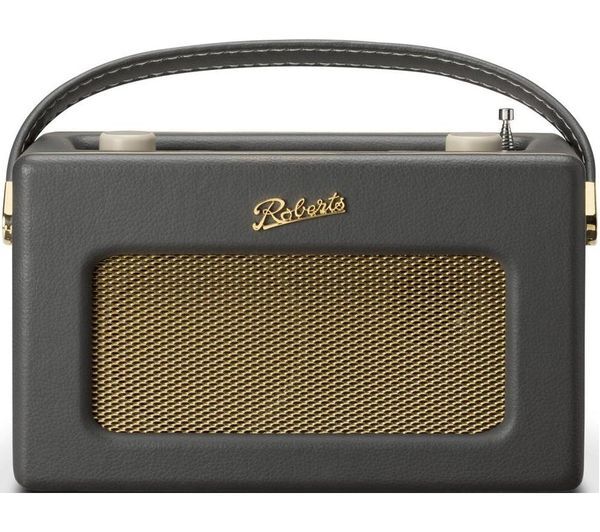  Roberts Revival Istream 3l Portable Dab+/fm Retro Smart Bluetooth Radio - Charcoal Grey 