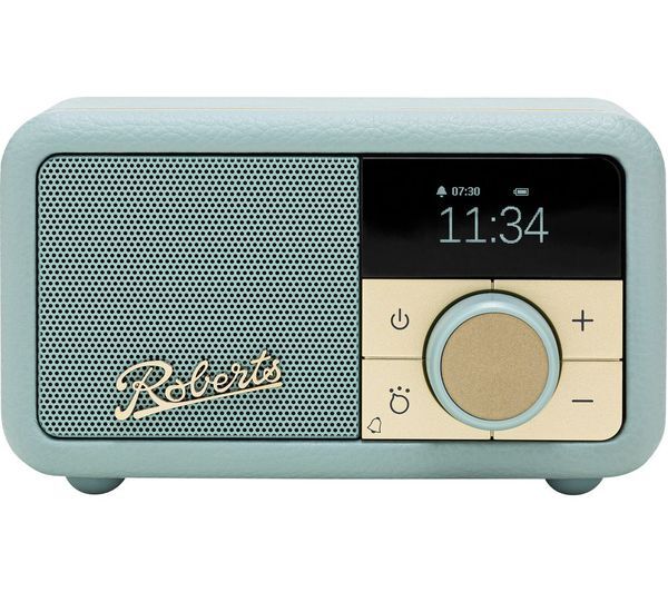 Roberts Revival Petite 2 Dab+/fm Retro Bluetooth Radio - Duck Egg 