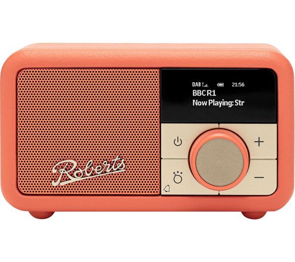  Roberts Revival Petite 2 Dab+/fm Retro Bluetooth Radio - Pop Orange 
