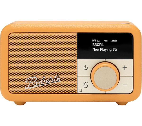  Roberts Revival Petite 2 Dab+/fm Retro Bluetooth Radio - Sunburst Yellow 