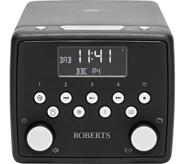 Roberts Sound 49 Dab+ / Fm Bluetooth Clock Radio - Black 