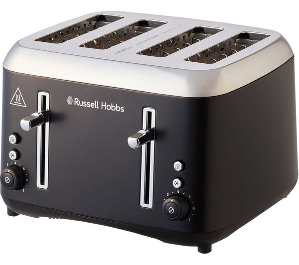  Russell Hobbs Addison 27740 4 Slice Toaster - Matte Black 