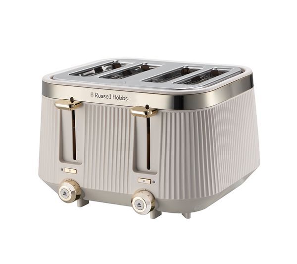  Russell Hobbs Bronte 26771 4-slice Toaster - Stone 