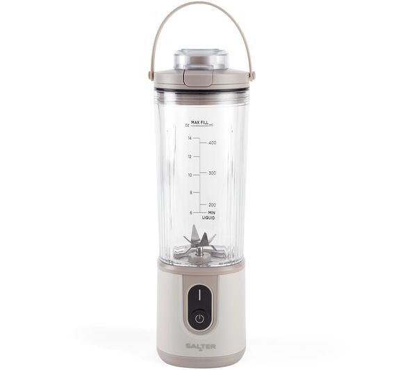  Salter Actiboost Portable Blender - Stone 