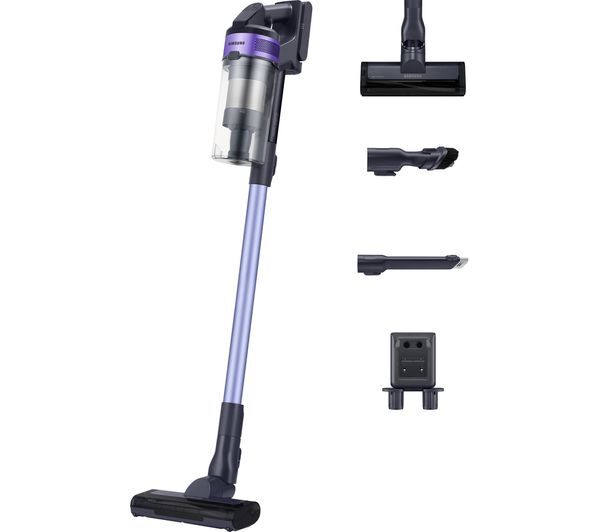  Samsung Jet 60 Turbo Max 150 W Suction Power Cordless Vacuum Cleaner With Jet Fit Brush - Teal Violet & Cotta Black 