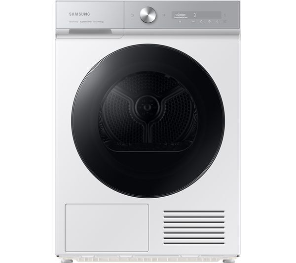  Samsung Series Bespoke Series 8 Ai Energy Dv90bb9445gh/s1 Wifi-enabled 9 Kg Heat Pump Tumble Dryer - White 