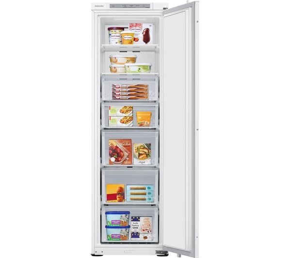 Samsung Spacemax Brz22600eww/eu Integrated Tall Freezer - Sliding Hinge 
