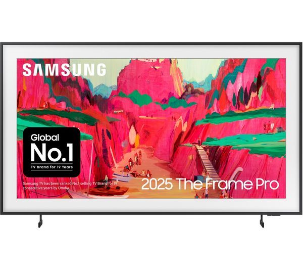  Samsung The Frame Pro (2025) 85 Neo Qled 4k Art Mode Smart Ai Tv With Slim Fit Wall Mount - Qe85ls03fw 