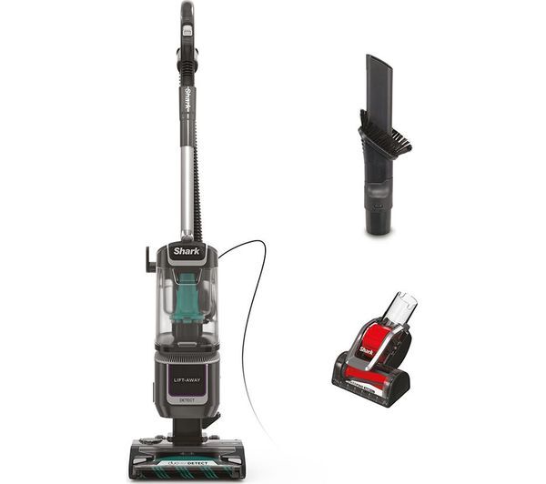  Shark Detect Pet Pro With Duoclean La450ukt Upright Bagless Vacuum Cleaner - Graphite Grey 