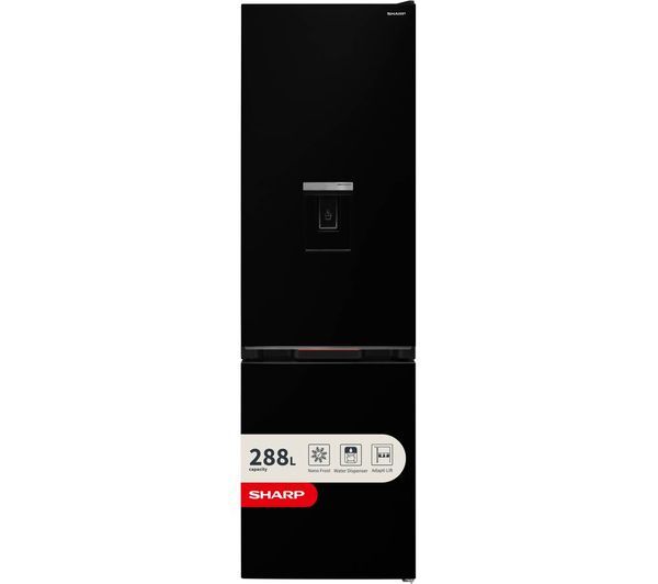  Sharp Sj-bb05dtdbe-en 60/40 Fridge Freezer - Black 