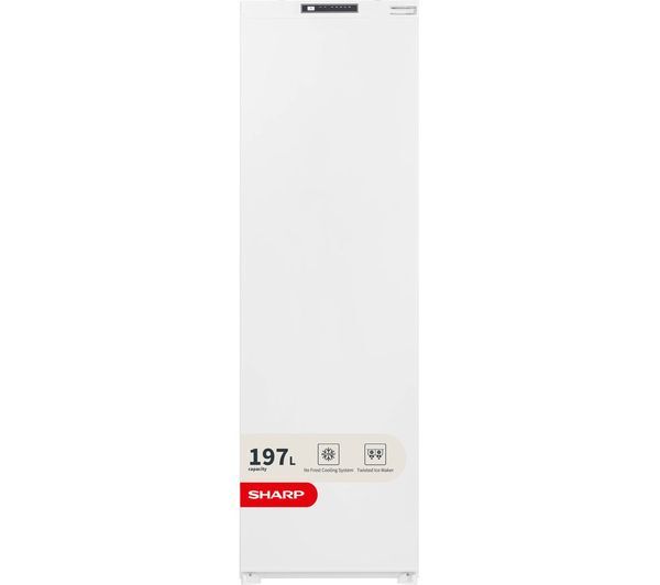 Sharp Sj-se197e01x-en Integrated Tall Freezer - Sliding Hinge 