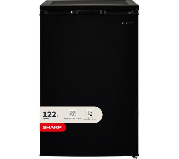  Sharp Sj-ue121m4b-en Undercounter Fridge - Black 