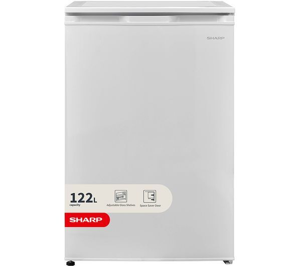  Sharp Sj-ue121m4w-en Undercounter Fridge - White 