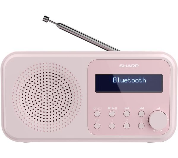  Sharp Tokyo Dr-p420 Portable Dab+/fm Bluetooth Radio - Blossom Pink 
