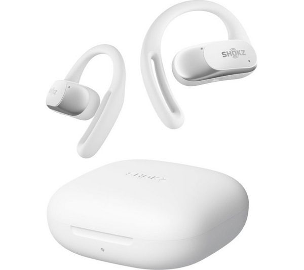  Shokz Openfit Air Wireless Bluetooth Earbuds - White 