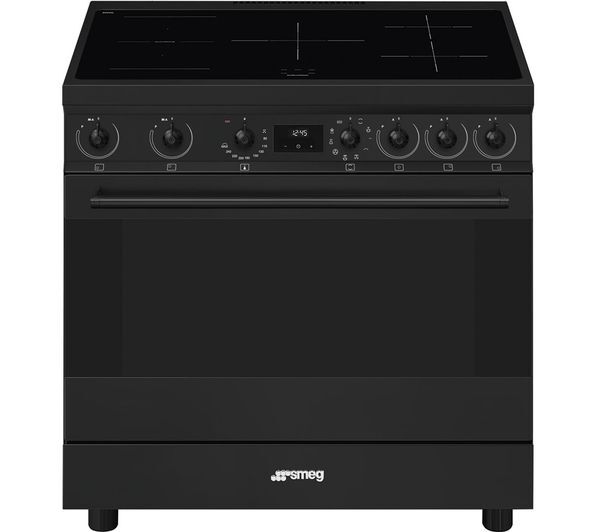  Smeg C9imn2 90 Cm Electric Induction Range Cooker - Black 