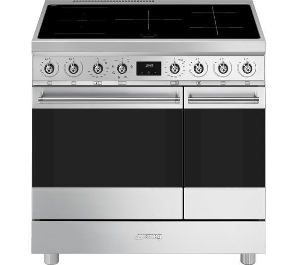  Smeg C92imx2 90 Cm Electric Induction Range Cooker - Stainless Steel 