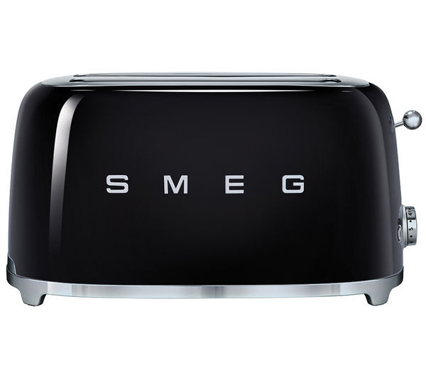  Smeg Tsf02bluk 4-slice Toaster - Black 