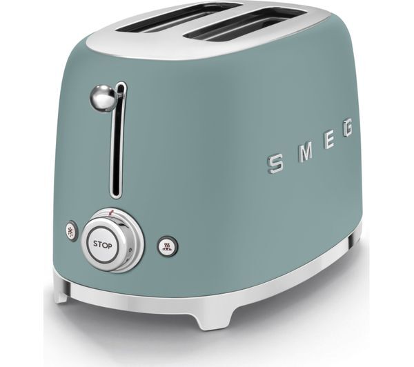  Smeg Tsf01egmuk 2-slice Toaster - Emerald Green 