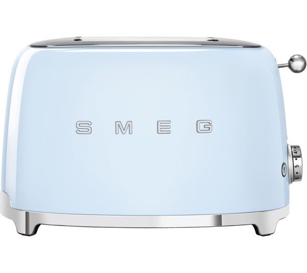  Smeg Tsf01pbuk 2-slice Toaster - Pastel Blue 