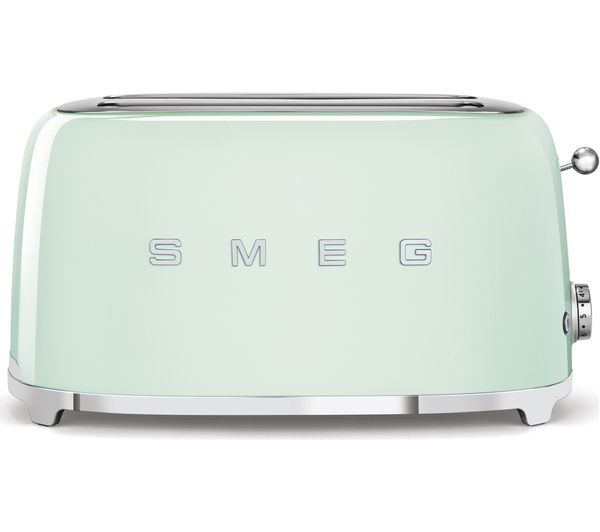 Smeg Tsf02pguk 4-slice Toaster - Pastel Green 