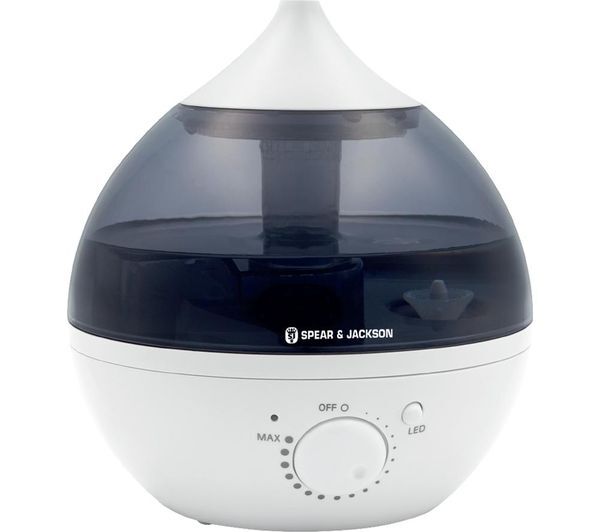  Spear & Jackson Portable Aroma Diffuser & Humidifier - White 