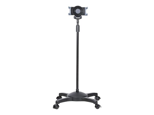  Startech Mobile Tablet Stand W/ Lockable Wheels, Height Adjustable Cart, Universal Rolling Floor Stand For Tablets From 7-11in, Portable Tablet Stand W/ Detachable Tablet Holder, Taa - Ergonomic Tablet Stand Cart - For Tablet 