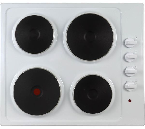  Statesman Eh160wh 60 Cm Electric Solid Plate Hob - White 