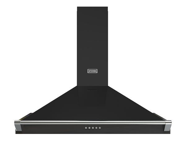 Stoves Richmond 90pyr Chimney Cooker Hood - Black 