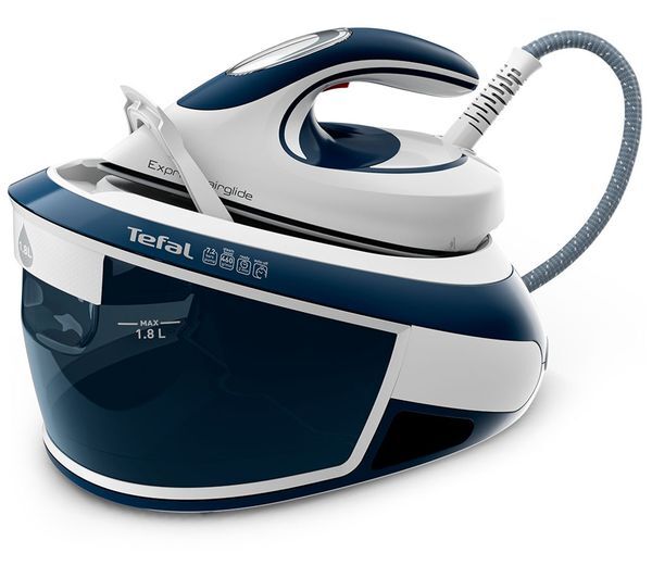  Tefal Express Airglide Sv8022 Steam Generator Iron - White & Blue 