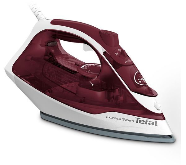  Tefal Express Steam Fv2869 Steam Iron - White & Red 