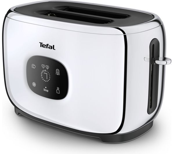  Tefal Majestuo Tt883d42 2-slice Toaster - Glossy Stainless Steel 