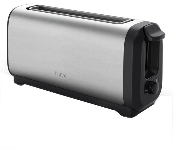  Tefal Subito Tl5s0dg0 Long Slot Toaster - Stainless Steel 