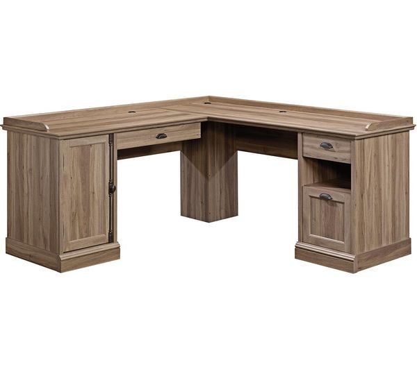  Teknik Barrister Home L-shaped Desk - Beige 