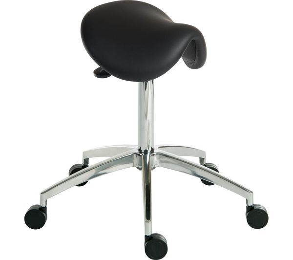  Teknik 6926blk Polyurethane Tilting Perch Chair - Black 