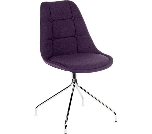  Teknik Breakout Fabric Chair - Pack Of 2, Plum 