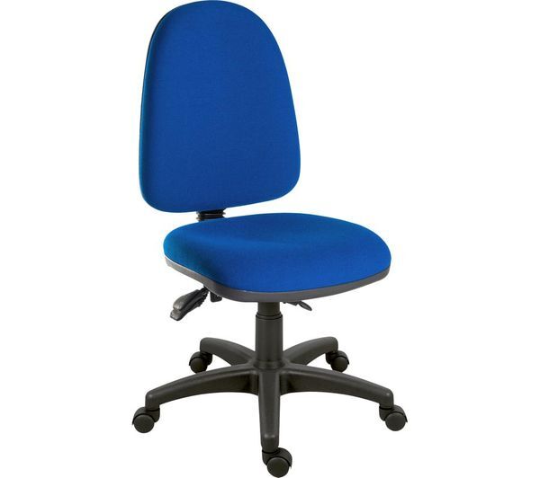  Teknik Ergo Trio Fabric Tilting Operator Chair - Blue 