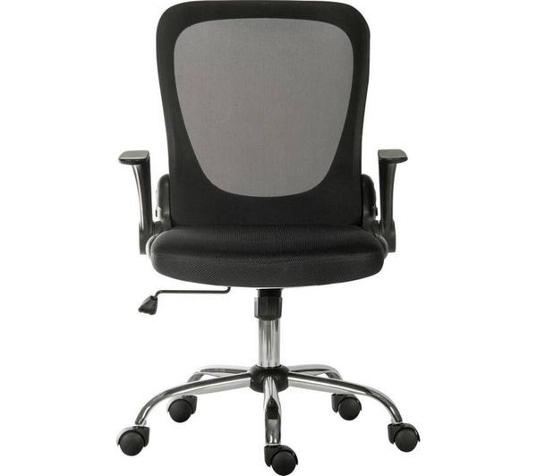  Teknik Flip Mesh Tilting Executive Chair - Black 