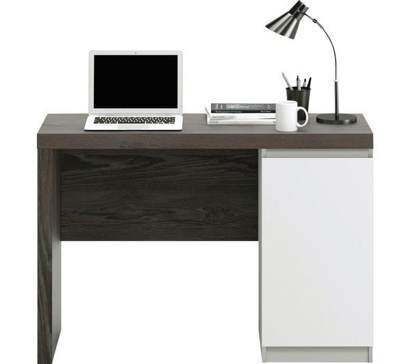  Teknik 5425833 Hudson Chunky Desk - Charcoal Ash 