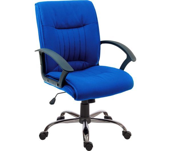  Teknik Milan Fabric Tilting Executive Chair - Blue 