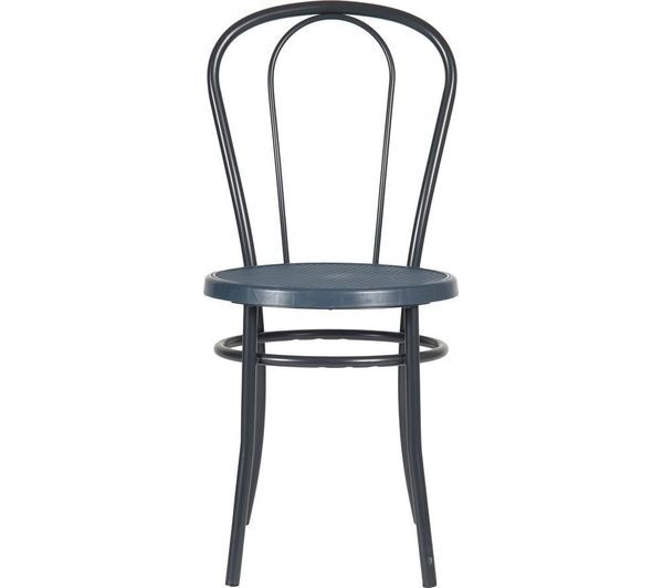  Teknik Urban Bistro Metal Chair - Blue, Set Of 4 