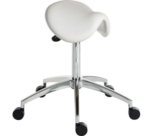  Teknik 6926wh Polyurethane Tilting Perch Chair - White 