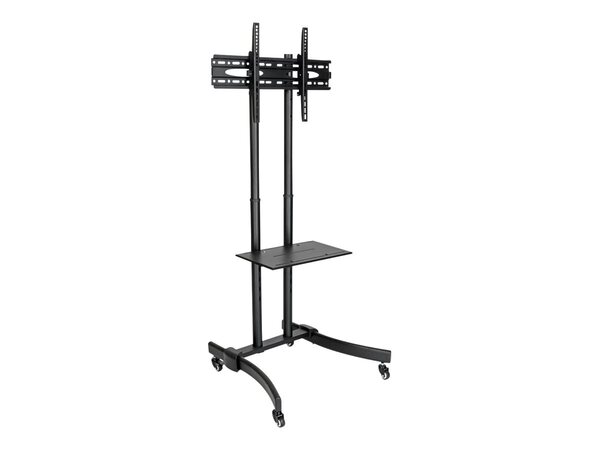  Eaton Tripp Lite Series Rolling Tv/monitor Cart - For 37 To 70 Tvs And Monitors - Classic Edition Cart - For Flat Panel / Notebook / Blu-ray / Webcam - Black, Silver 