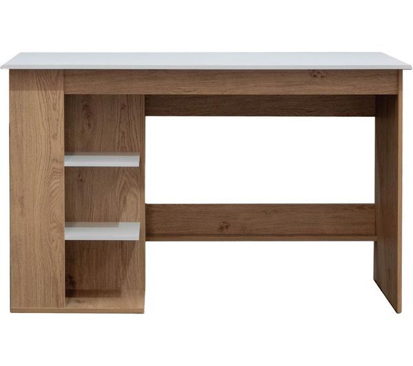  Ttap Milan Home Office Desk - Brown & White 